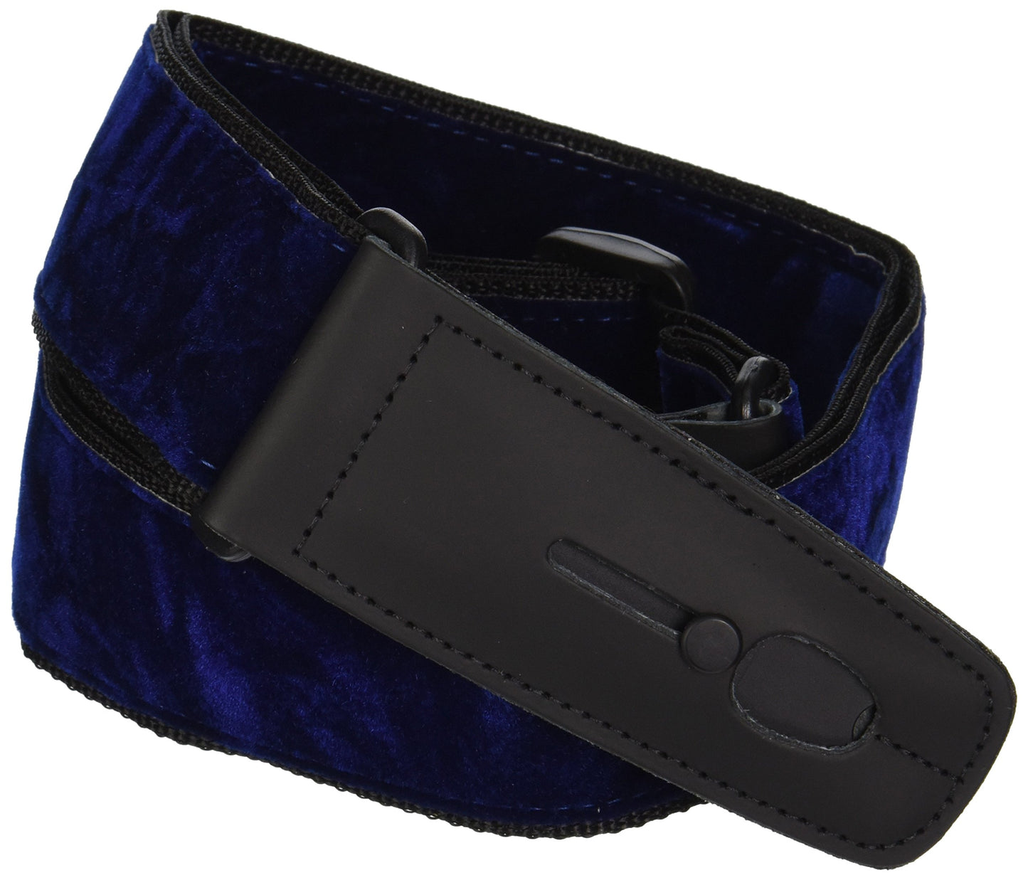 Lock It LIS020CV2BLU Professional 2" Crushed Velvet Strap with Locking Ends, Blue