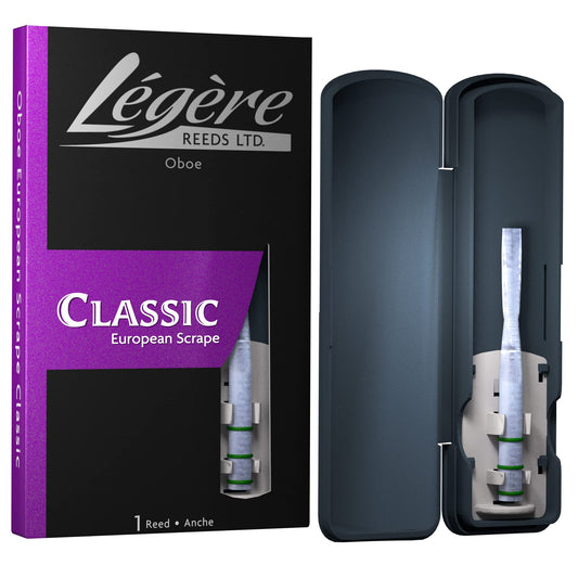 Légère Reeds - European Scrape Oboe Reed, Strength Medium-Soft (DROEMS) - Premium Synthetic Woodwind Reed