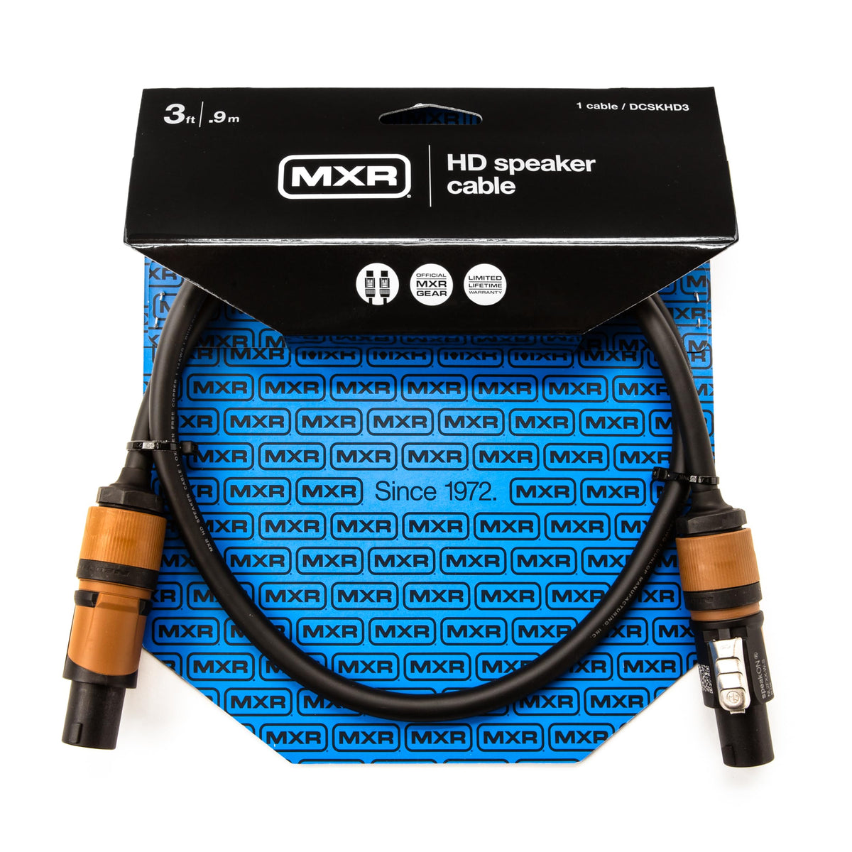 MXR Heavy Duty Speakon 3 ft Speaker Cable 3 ft|0.9 m (DCSKHD3)