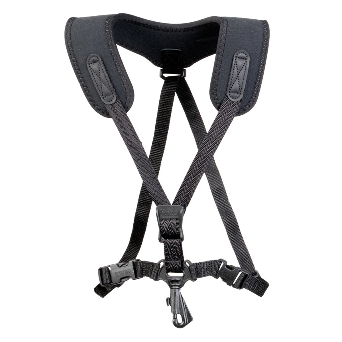 Neotech Super Harness - Junior - Swivel Hook - Saxophone Strap – Adjustable Strap for Bass Clarinet Harness, Saxophone Accessories, Black - Made in USA