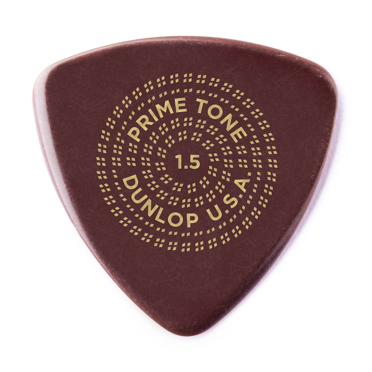 Jim Dunlop Primetone® Triangle Smooth Pick 1.5MM - 12 Pack