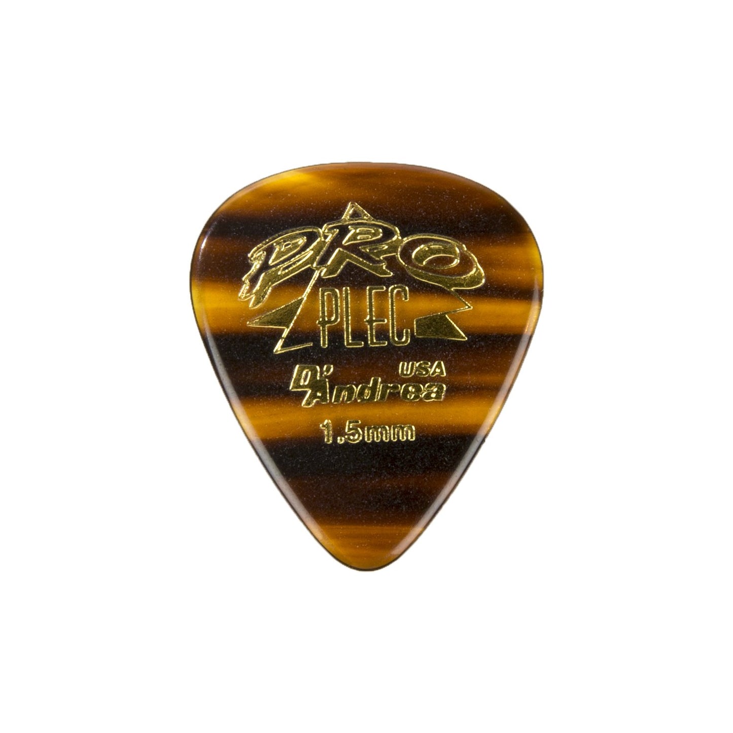 D'Andrea PPRO-351 Pro Plec 351 Standard Guitar Pick, 12-Piece, Shell, 1.5mm