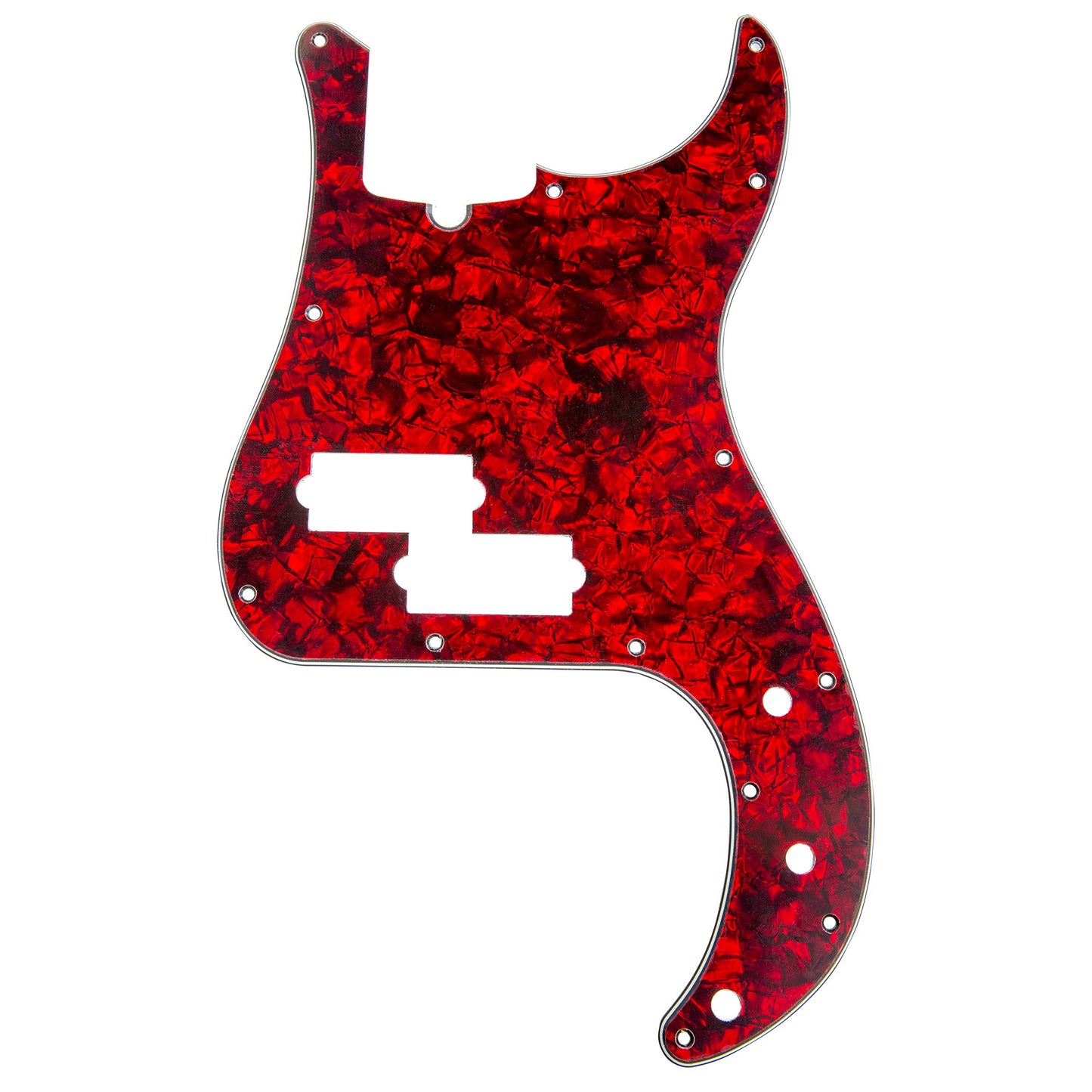 D’Andrea Precision Bass Pickguards for Electric Guitar, Red Pearl