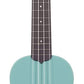 Waterman Glow in the Dark Aqua Blue Soprano Ukulele, Glow in the Dark Blue, Soprano