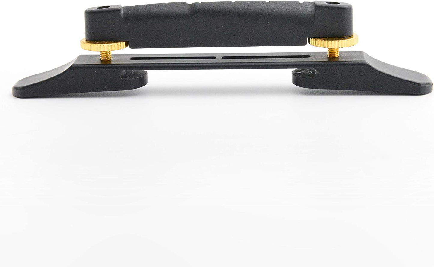 PS-7551-G0, Archtop Jazz Bridge, Standard Profile with Gold Screw Finish