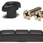 Graph Tech Tusq XL Slotted Nut And Retainer Pak Black