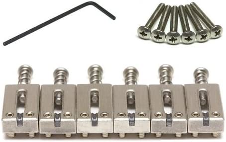 Graph Tech String Saver Classics Strat & Tele 2-1/16" Spacing Brushed Steel