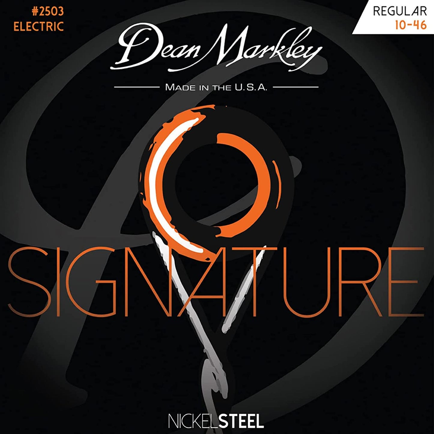 Dean Markley NickelSteel Electric Guitar Strings, 10-46, 2503, Regular