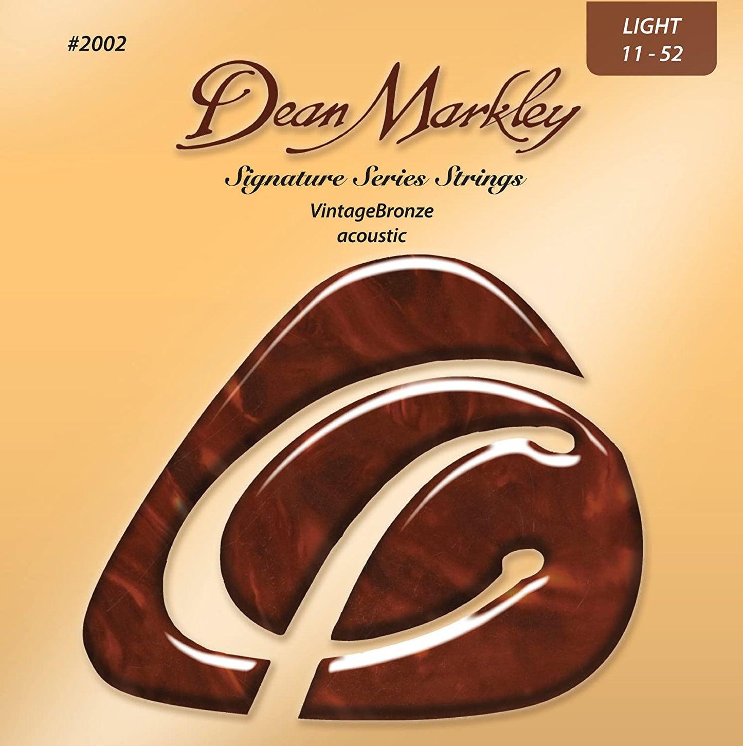 Dean Markley Signature Vintage Bronze Acoustic Strings, 11-52, 2002, Light