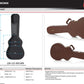 Gator Cases Deluxe Hard-Shell Wood Case for 335 Semi-Hollow Guitars; Brown Exterior (GW-335-BROWN)