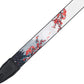 Levy's Leathers 2" Wide Polyester Guitar Strap; Cherry Blossoms & Snow Motif (MPD2-116)