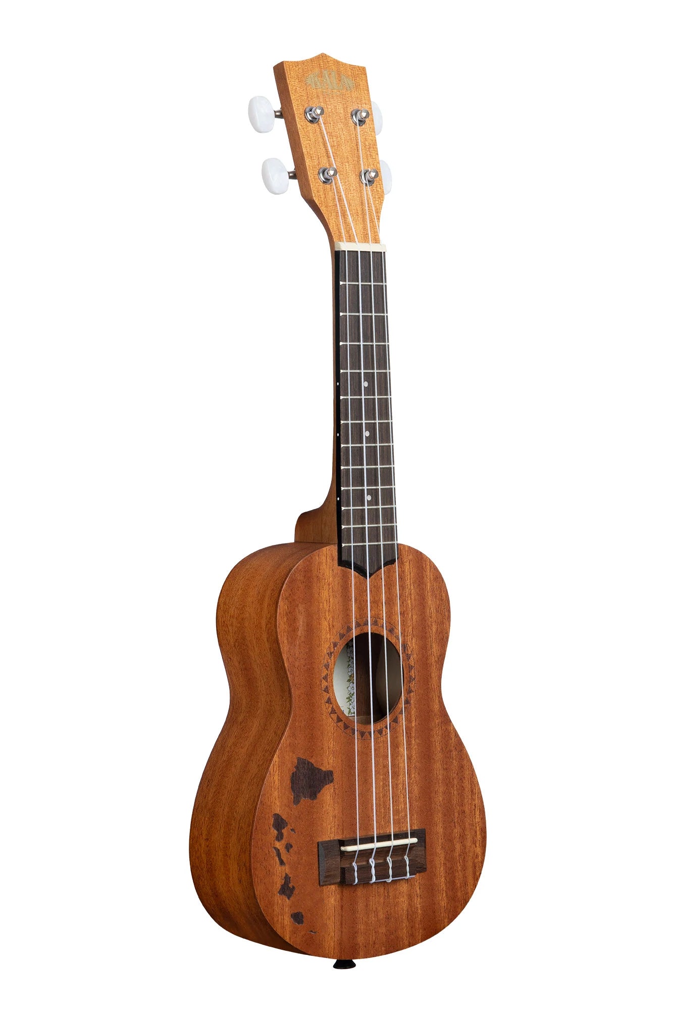 Satin Mahogany Soprano w/ Hawaiian Islands