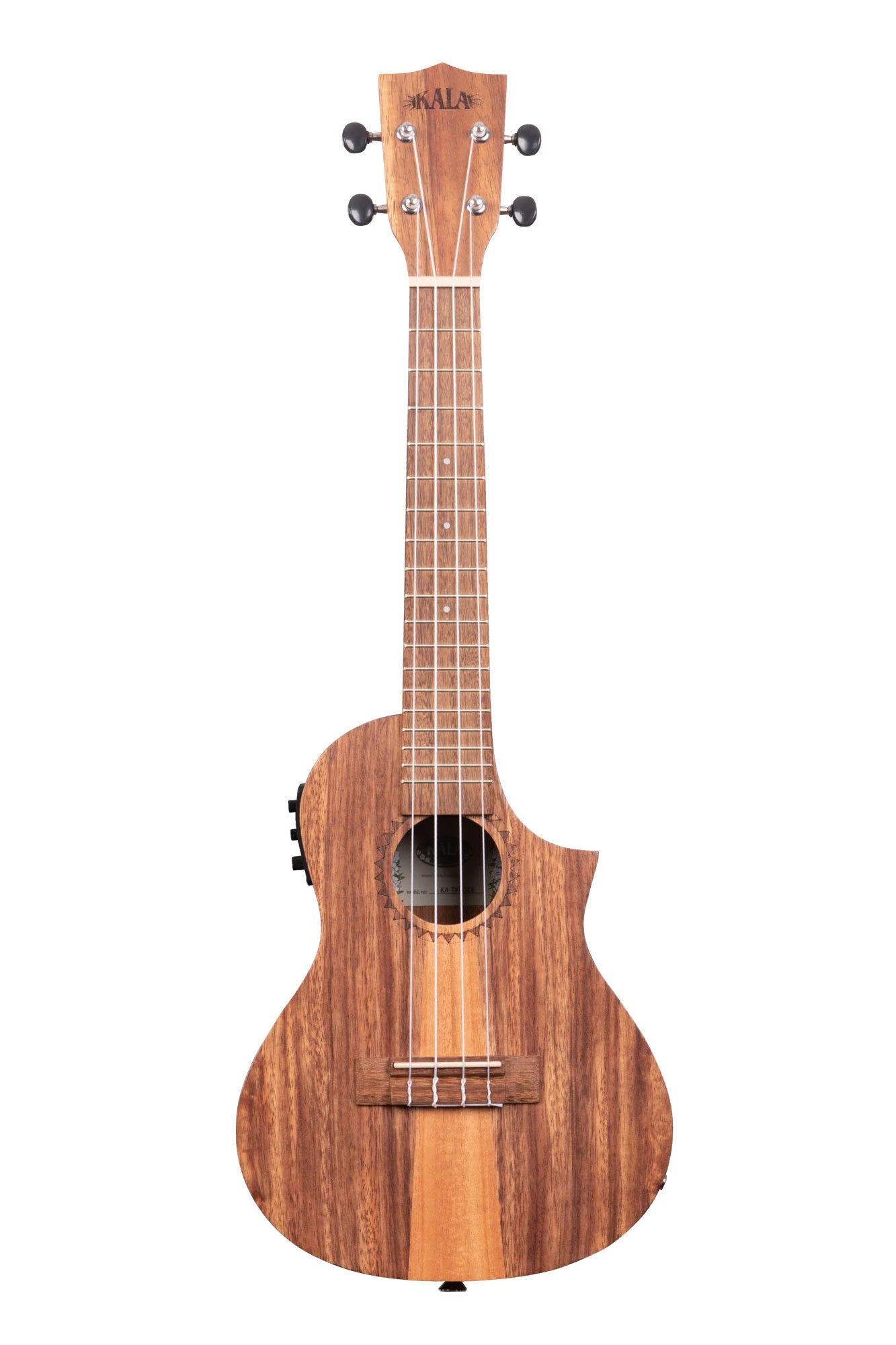 Teak Tri-Top Concert Ukulele w/ Cutaway & EQ